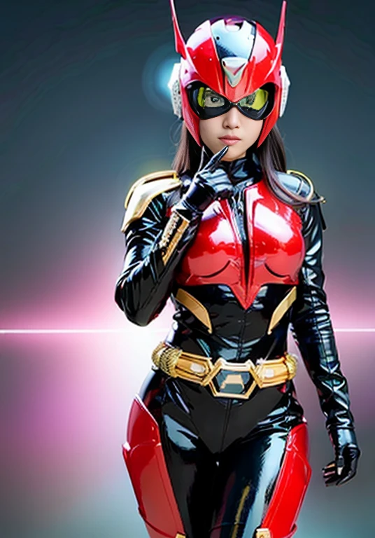 [Stable Diffusion] Female Kamen Rider After Transformation Female Kamen Rider After Transformation جسم كامل بعض الوضع تحفة فنية [واقعي]