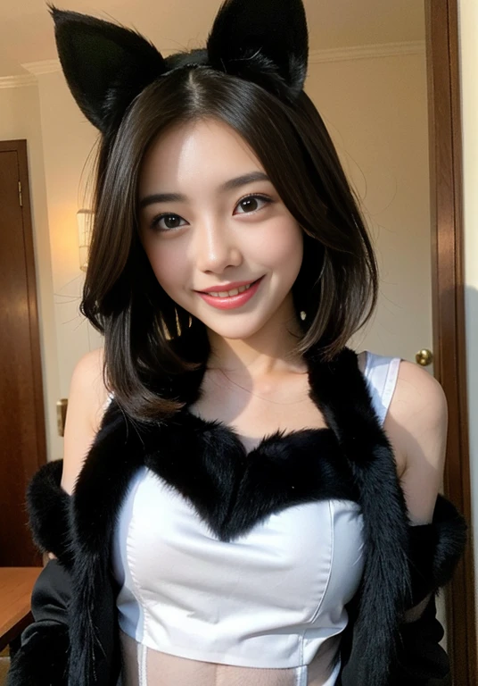 [Stable Diffusion] Pakaian Kucing beberapa pose wanita tertawa [Realistis]