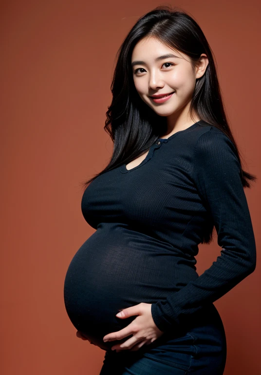 [Stable Diffusion] Enceinte femme rire [Réaliste]