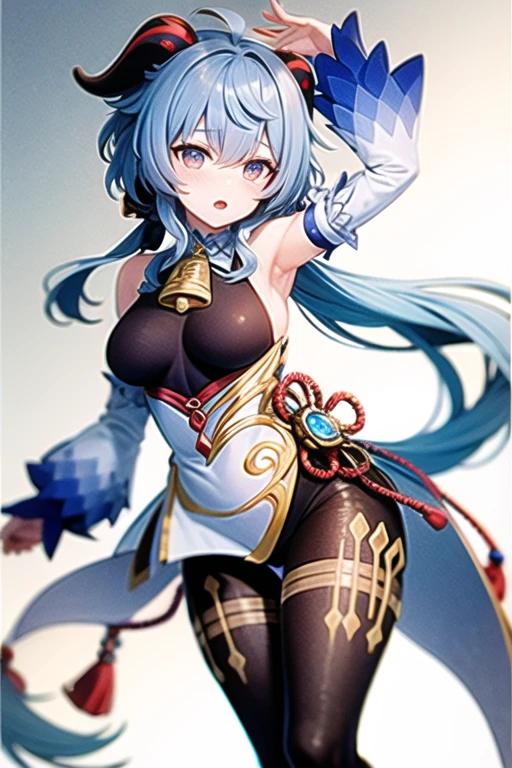 [Stable Diffusion] Genshin Impact - Ganyu cara linda [Ilustración]