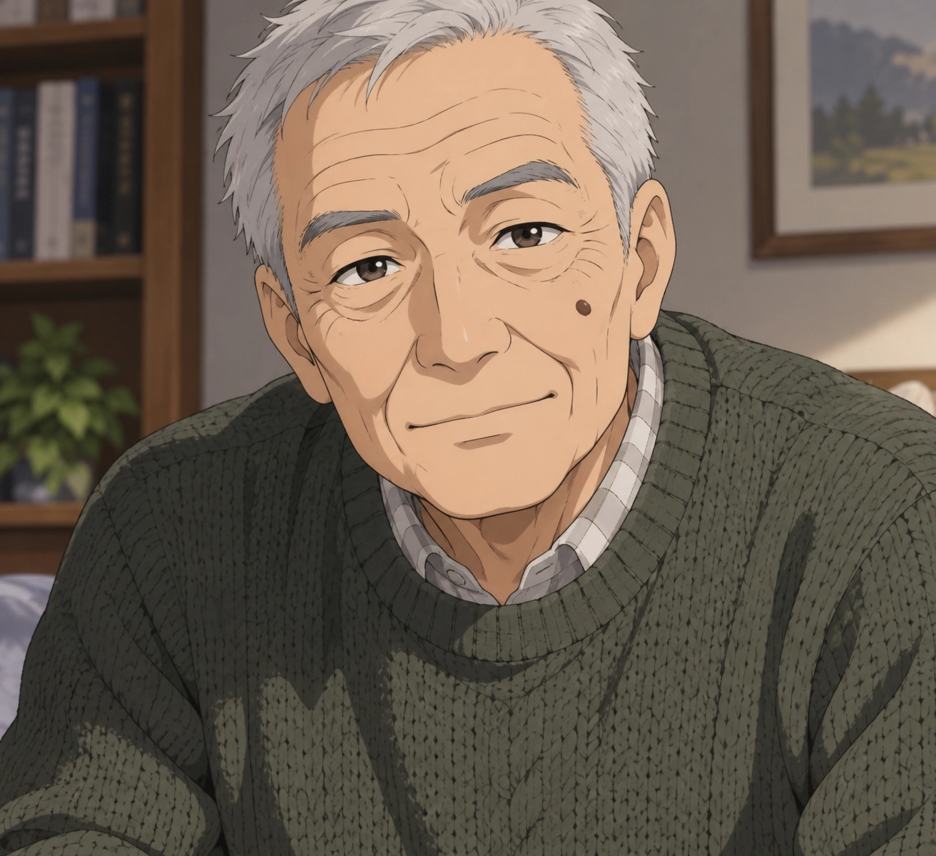 Mole prompt example: sweater short hair Anime — Codex (gpt-image-2)