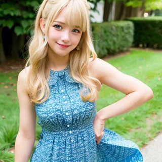 ミディアムヘア, 笑う, 美少女, 傑作, 恥ずかしい, ドレス