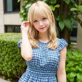 ミディアムヘア, 笑う, 美少女, 傑作, 恥ずかしい, ドレス