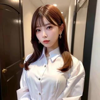 美女, 傑作, ドレス, ビジネス用Yシャツ