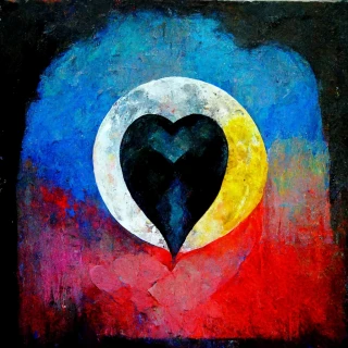 keren, abstrak, Sedih, bulan, Kesedihan