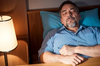 мужчина среднего возраста, спящий, спящий