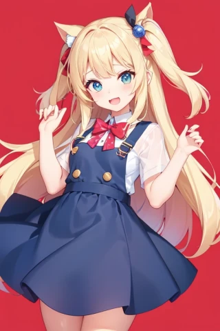 美少女, 手を上げる