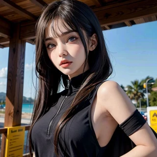 女性, 瞳孔なし