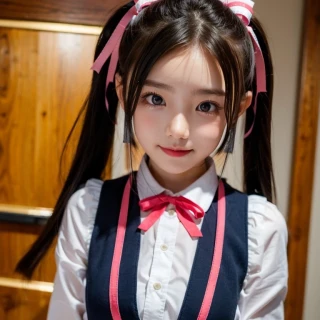 美少女, リボン