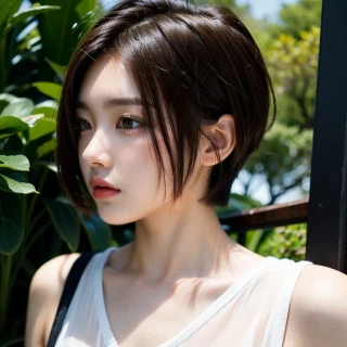 ベリーショートヘア, ショートヘア, 女性, ボーイッシュ