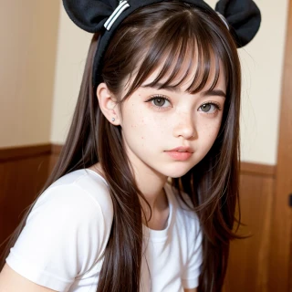 красивая женщина, веснушки