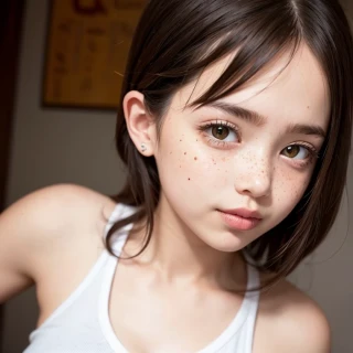 美少女, そばかす