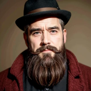 ダンディー, ひげ