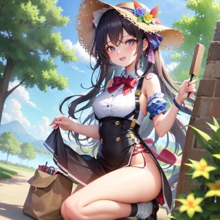 [Holara] высокое качество, миловидное лицо, красивая женщина, Шедевр [Иллюстрация]